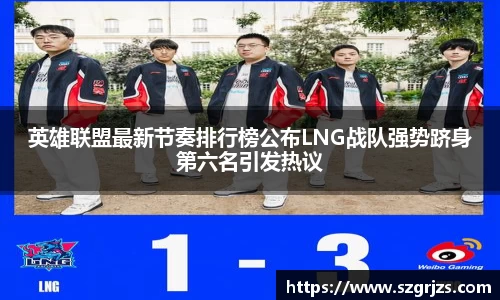英雄联盟最新节奏排行榜公布LNG战队强势跻身第六名引发热议