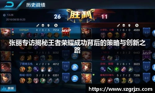 张丽专访揭秘王者荣耀成功背后的策略与创新之路